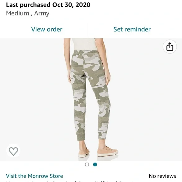 Monrow Vintage Camo Raglan and Sweatpants Set - Picture 9 of 9